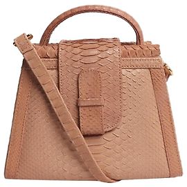 Autre Marque 2way Emma Python Tasche in Rosa Pink
