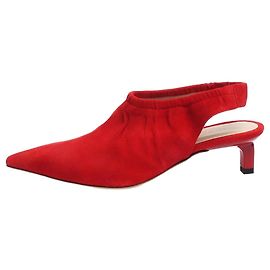 Rejina Pyo Red suede slingback pumps - size EU 37 Red