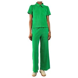 Autre Marque Conjunto de dos piezas de toalla verde - talla UK 8 Verde