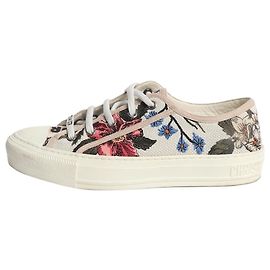 Christian Dior Baskets brodées multicolores - taille EU 37 Multicolore