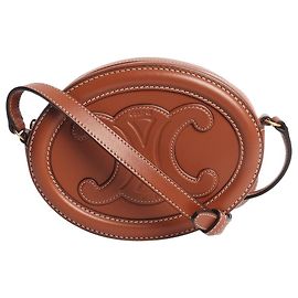 Céline Borsa a tracolla ovale Triomphe marrone Marrone