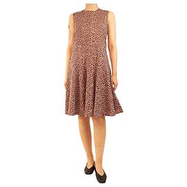 Marni Robe imprimée marron sans manches - taille UK 10 Marron