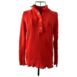 Pull en maille Ralph Lauren Lauren Active Orange Rouge