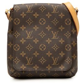 Louis Vuitton Marron Monogram Musette Salsa PM Courte Sangle Marron