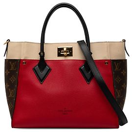 Louis Vuitton Red Monogram On My Side MM Rouge