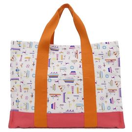 Hermès Sac Petit Chartier en toile Hermes Rouge