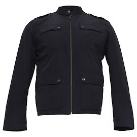 Boss Hugo Boss Jacke aus Navy Blue Polyester Blau Marineblau