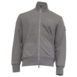 Moncler Sweat Track Jacket in Grey Cotton Grey