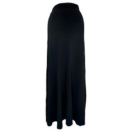 Ba&sh Basma Maxi-Rock aus schwarzer Viskose Schwarz