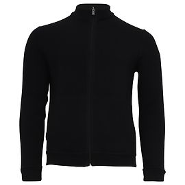 Hugo Boss Boss Shepherd Zip Front Sweatshirt in Black Cotton Black