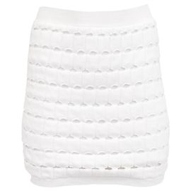 Mini-jupe Iro en coton blanc Blanc