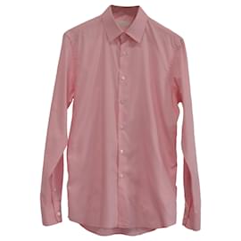 Prada Button-Down-Hemd aus rosa Baumwolle Pink