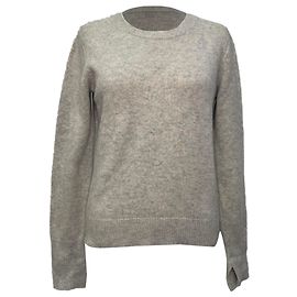 Joseph Strickpullover mit Rundhalsausschnitt aus grauem Kaschmir Grau