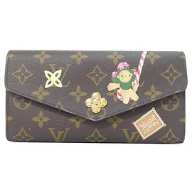 Cartera larga Louis Vuitton Monogram Castaño Otro