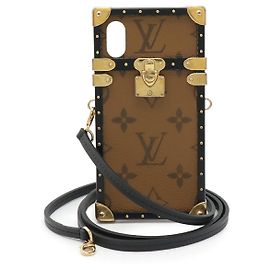 Louis Vuitton Eye Trunk Monogram Phone Case Brown Other