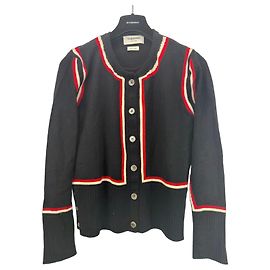 Thom Browne Wollcardigan Marineblau Weiß Rot Marineblau