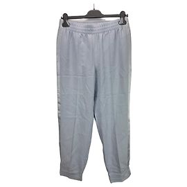 Agnona Light Blue Wool Blend Track Pants Light blue