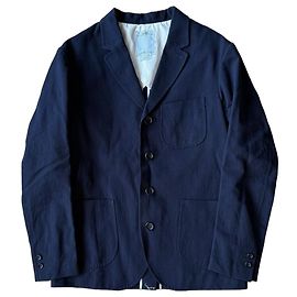 visvim Mesa Blazer Cotton Paper Navy VS0001739 Dark blue