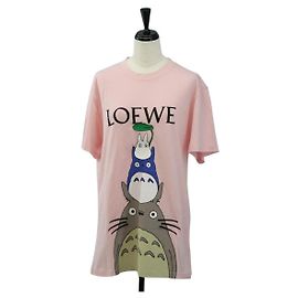 Camiseta LOEWE Studio Ghibli My Neighbor Totoro de Algodón Rosa Auth 167433SM Rosa