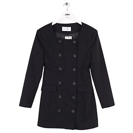 Autre Marque Schwarzes Blazerkleid Schwarz
