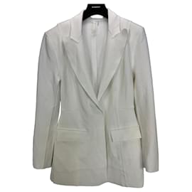 Norma Kamali White Polyester Blend Blazer White