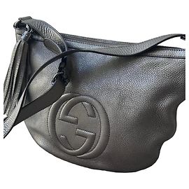 Borsa a Spalla Gucci Soho Disco Metallico