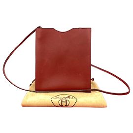 Hermès Borsa a tracolla Hermes Omenito Box Calf Rosso