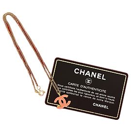 Collier Chanel Coco Mark Doré