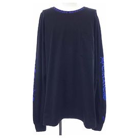 Autre Marque Camiseta Chrome Hearts NECK LOGO Negro Azul