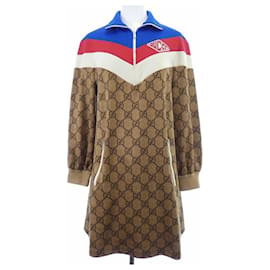 Robe Gucci Marron Rouge Bleu