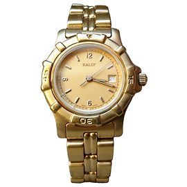 Bally Relógio de quartzo feminino ref. 12.04 Dourado Dourado