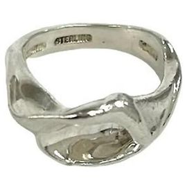 Tiffany & Co Tiffany Vintage Band Ring Silvery