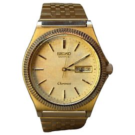 Relógio Seiko Chronos de Quartzo 7433-7010 Dourado Dourado