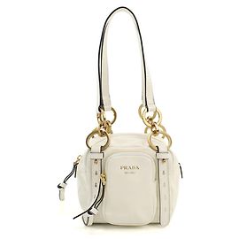 Prada Dangle Mini Handbag Weiß