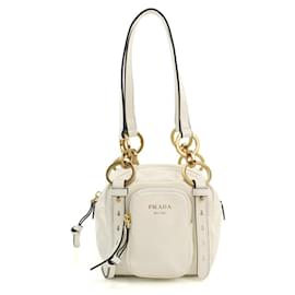 Prada Dangle Mini Handbag White