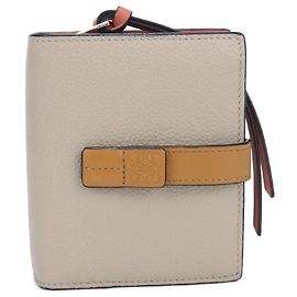 Cartera Bi-Fold Loewe en beige Beige