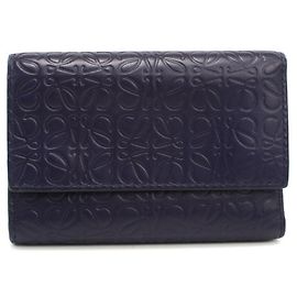 Portefeuille pliable Loewe Bleu Marine