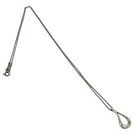 Tiffany & Co Collana Tiffany Open Teardrop Argento