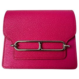 Hermès Monedero/Tarjetero Roulis Slim Hermes Rosa