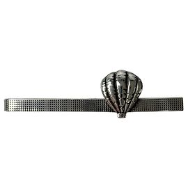 Hermès Spilla per cravatta in argento con motivo a palloncino Hermes Argento