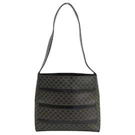 Céline Borsa a una spalla Celine Macadam Pattern Marrone
