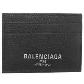 Balenciaga Kartenetui aus schwarzem Kalbsleder Schwarz