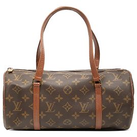 Louis Vuitton Marrom Monogram Papillon 30 Marrom
