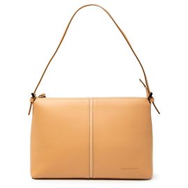 Bolsa de ombro em couro marrom Burberry Marrom Caramelo