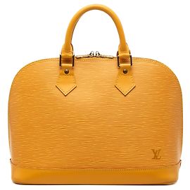 Louis Vuitton Orange Epi Alma PM Orange
