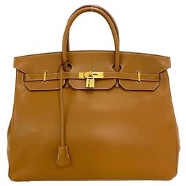 Hermès Bolsa Hermes Birkin 40 Courchevel Leather Outro