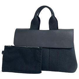 Hermès Hermes Valparaiso PM Tote Handbag Black