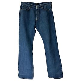 Vaqueros de pierna recta Balenciaga en algodón azul Azul Azul claro