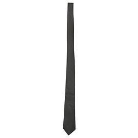 Ralph Lauren Houndstooth Tie in Grey Silk Grey