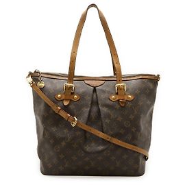 Borsa Tote 2way Louis Vuitton Palermo GM Monogram Marrone